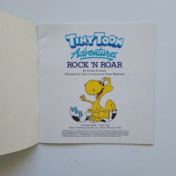 5/$10 2 Vintage Kids Books Tiny Toon Adventures Lost in the Fun House - Picture 8 of 10